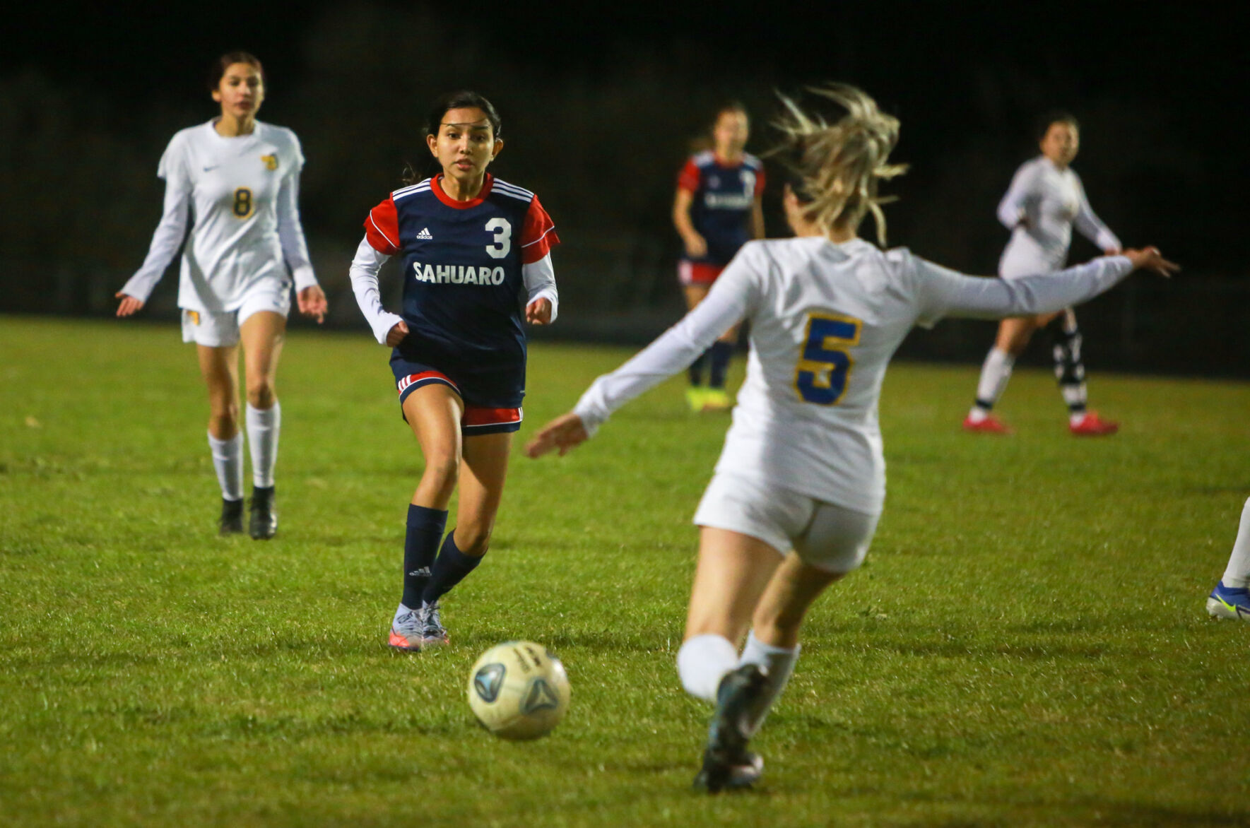 Sahuarita at Sahuaro high school girl's soccer